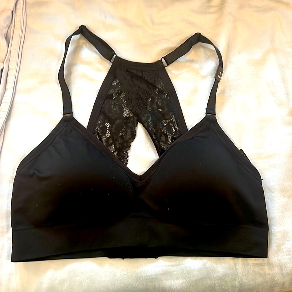 Torrid black bralette size 0
